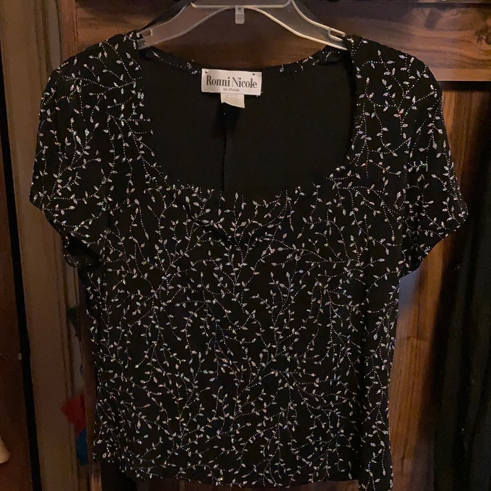 Sparkly fancy ladies blouse
